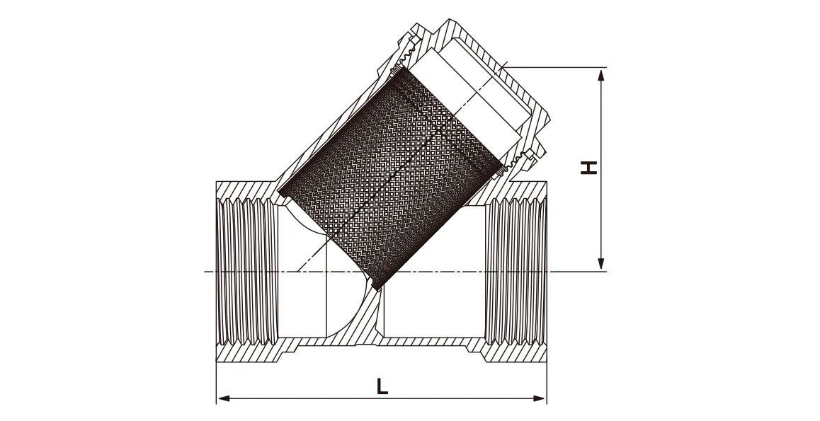 Heavy-Duty Strainer Valve